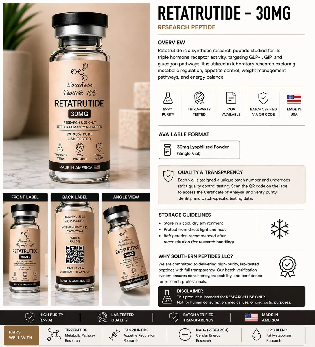 Retatrutide - 30mg